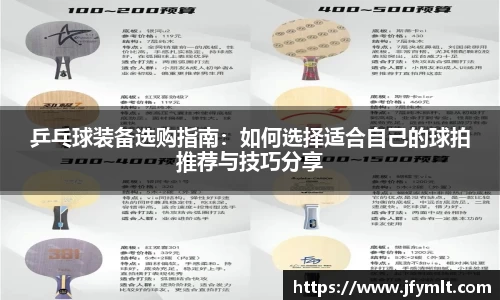 乒乓球装备选购指南：如何选择适合自己的球拍推荐与技巧分享